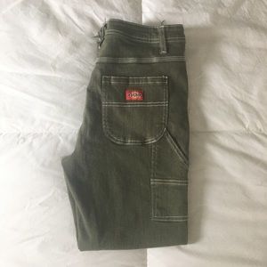 DICKIES olive green pants